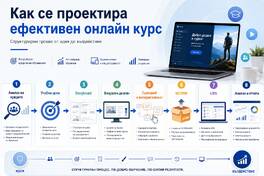 Как се проектира ефективен онлайн курс: от учебна цел до интерактивен SCORM модул