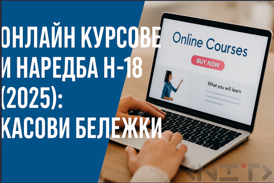 Онлайн курсове и Наредба Н-18 (2025): Касови бележки