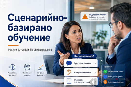 Сценарийно-базирано обучение за корпоративни онлайн курсове