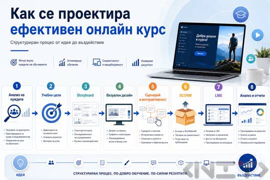 Как се проектира ефективен онлайн курс