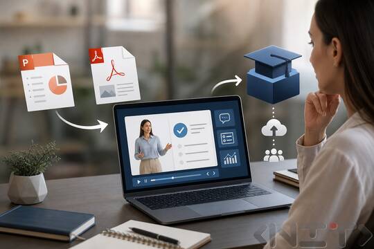 Преработка на PowerPoint и PDF материали в интерактивен SCORM курс