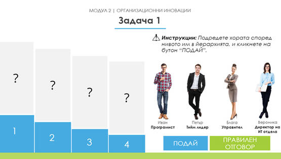 Задача с подреждане