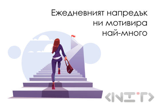 Ежедневният напредък ни мотивира най-много